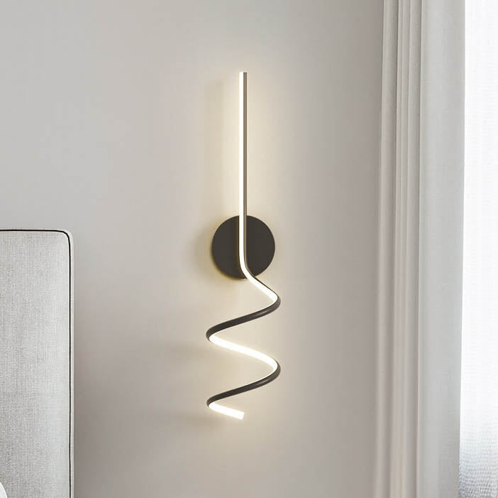 TwistGlow | Minimalistisk Væglampe