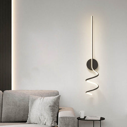 TwistGlow | Minimalistisk Væglampe