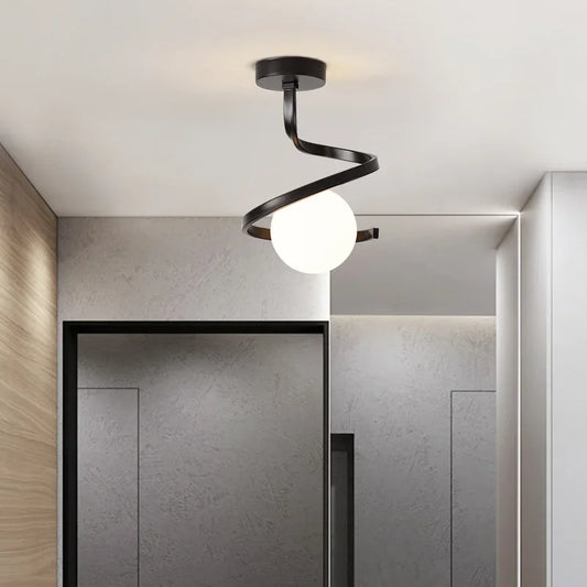 TwistShine | Lysende Loftlampe