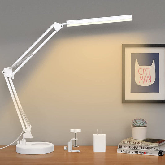 VersaLite | Justerbar LED-lampe med Klemme og Roterende Arm