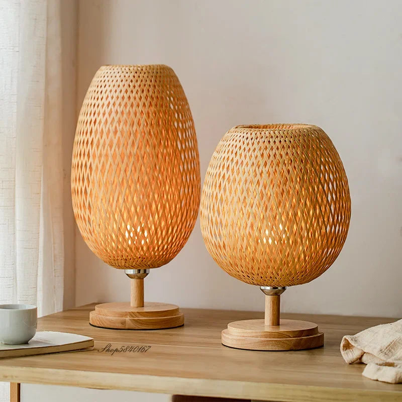 ZenBamboo | Elegant Bordlampe