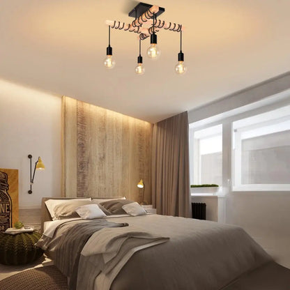 LuxeWood | Elegant Industrielt Lysarmatur