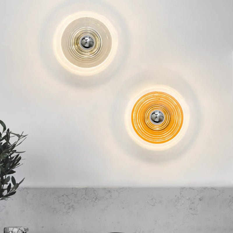 VortexBright | Swirl Glas Væglampe