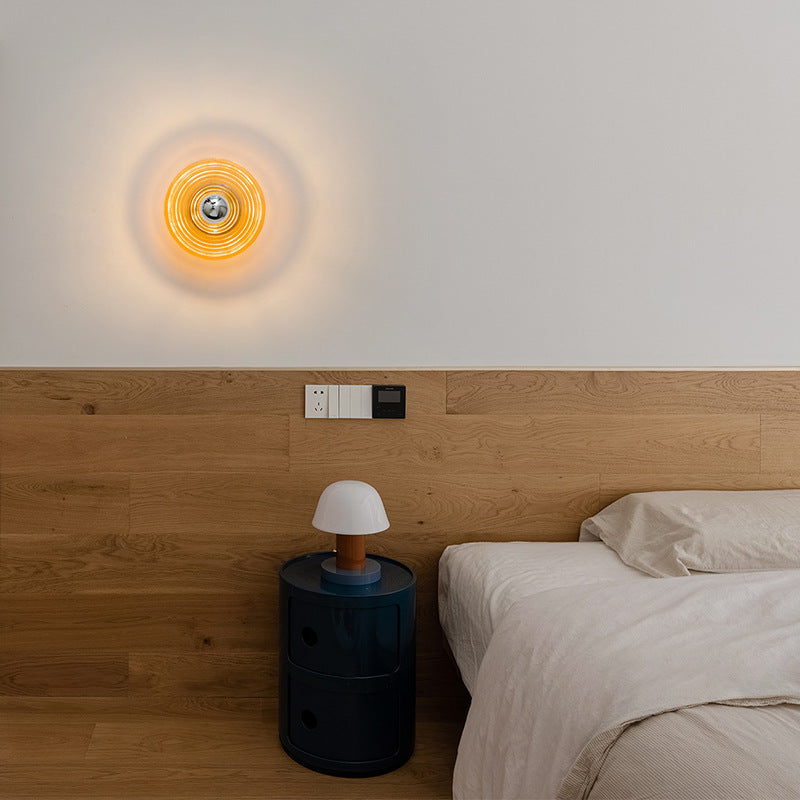 VortexBright | Swirl Glas Væglampe