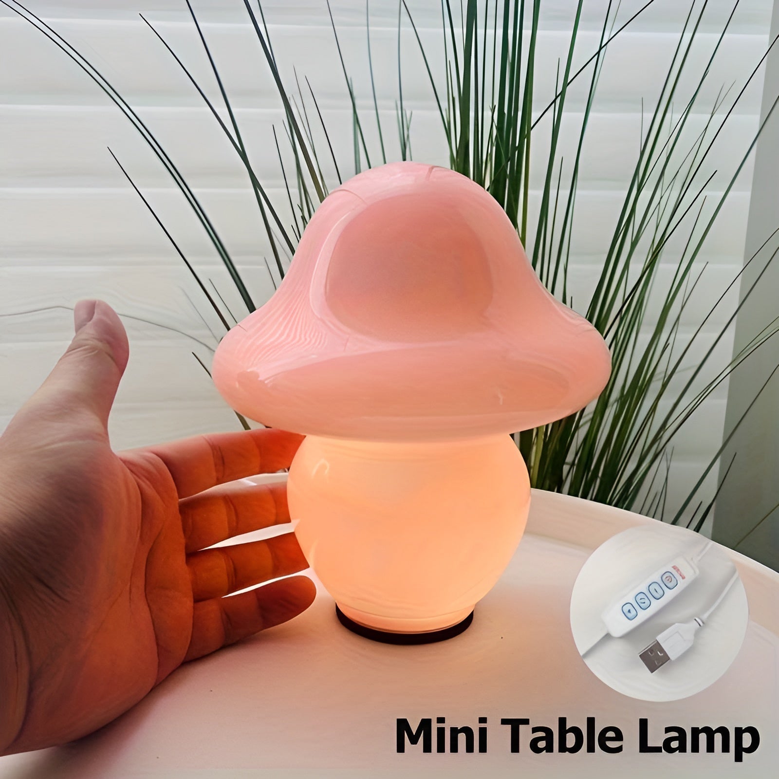 WhimsyLamp | Elegant Svampeformet Lampe