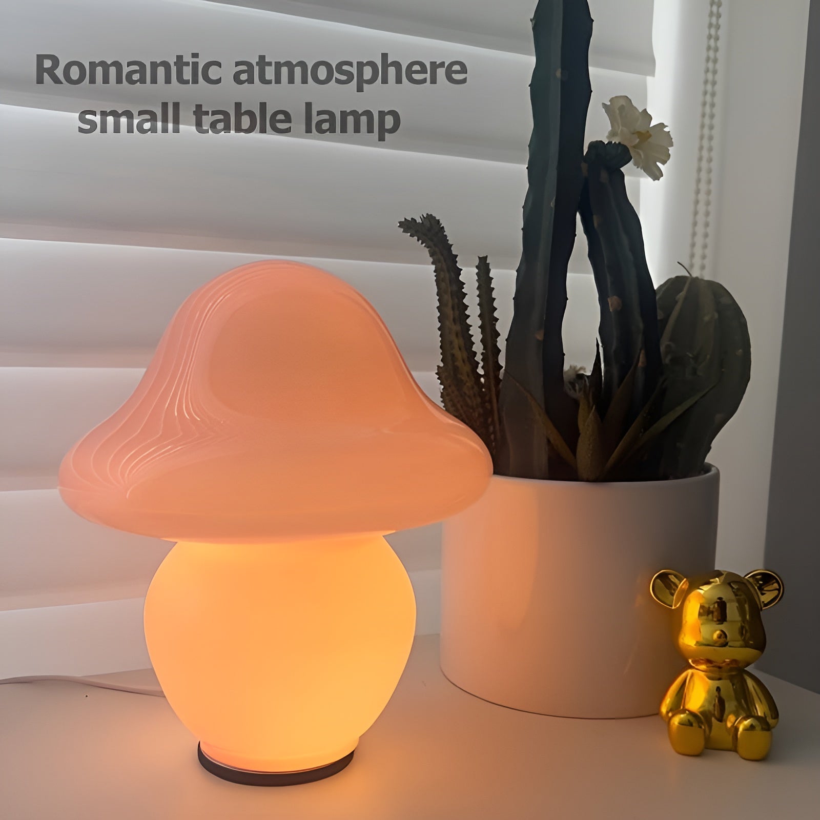 WhimsyLamp | Elegant Svampeformet Lampe