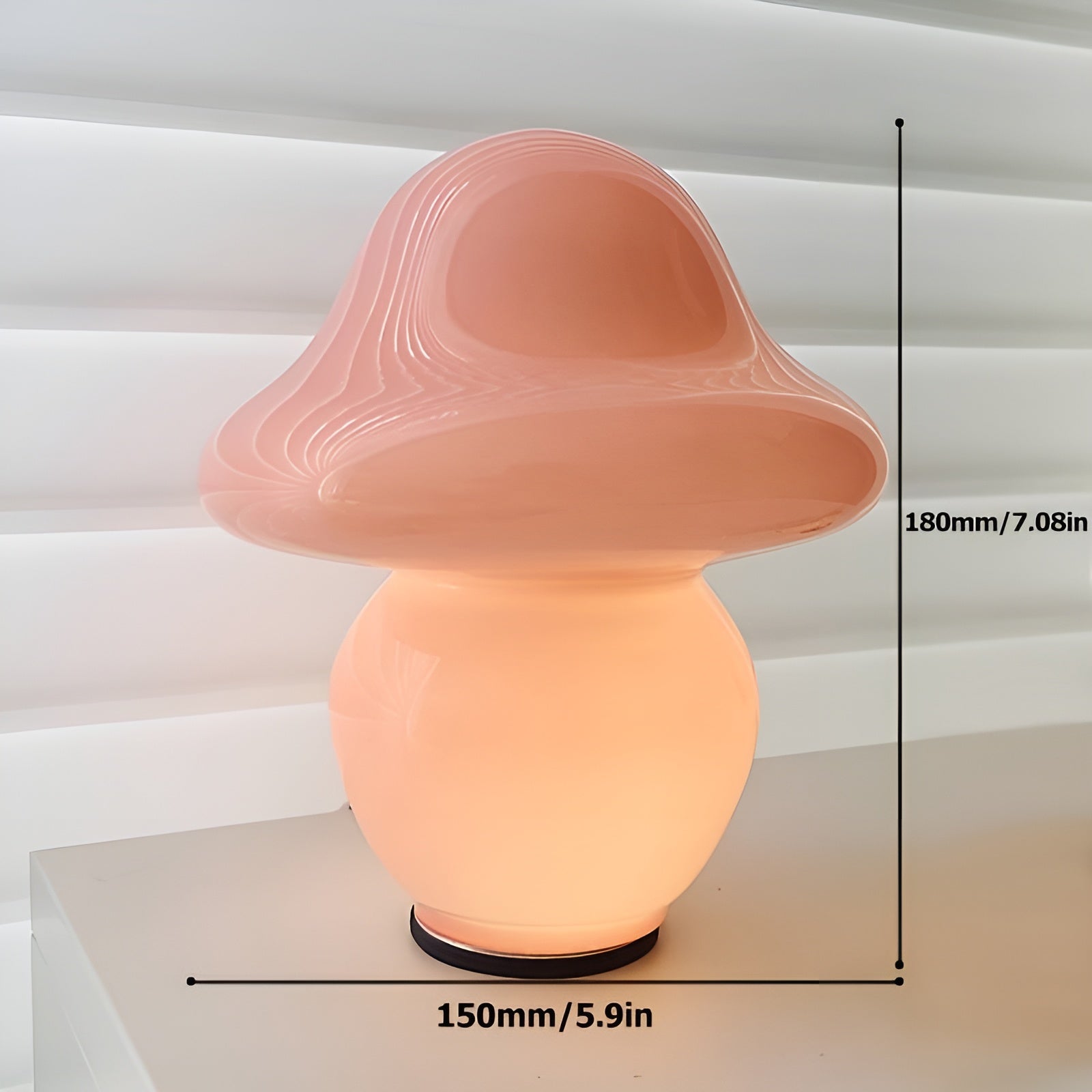 WhimsyLamp | Elegant Svampeformet Lampe