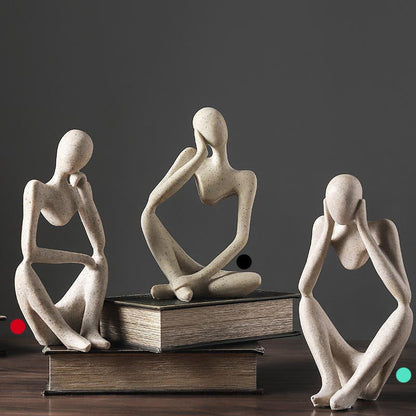 WonderSculpt | Abstrakt harpiksfigur til dekoration og kontor