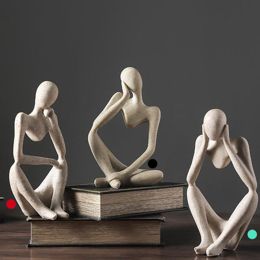 WonderSculpt | Abstrakt harpiksfigur til dekoration og kontor