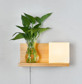 WoodLume | Moderne Væglampe i Træ med LED-Belysning