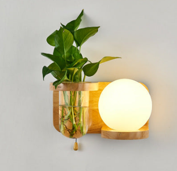 WoodLume | Moderne Væglampe i Træ med LED-Belysning