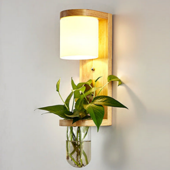 WoodLume | Moderne Væglampe i Træ med LED-Belysning