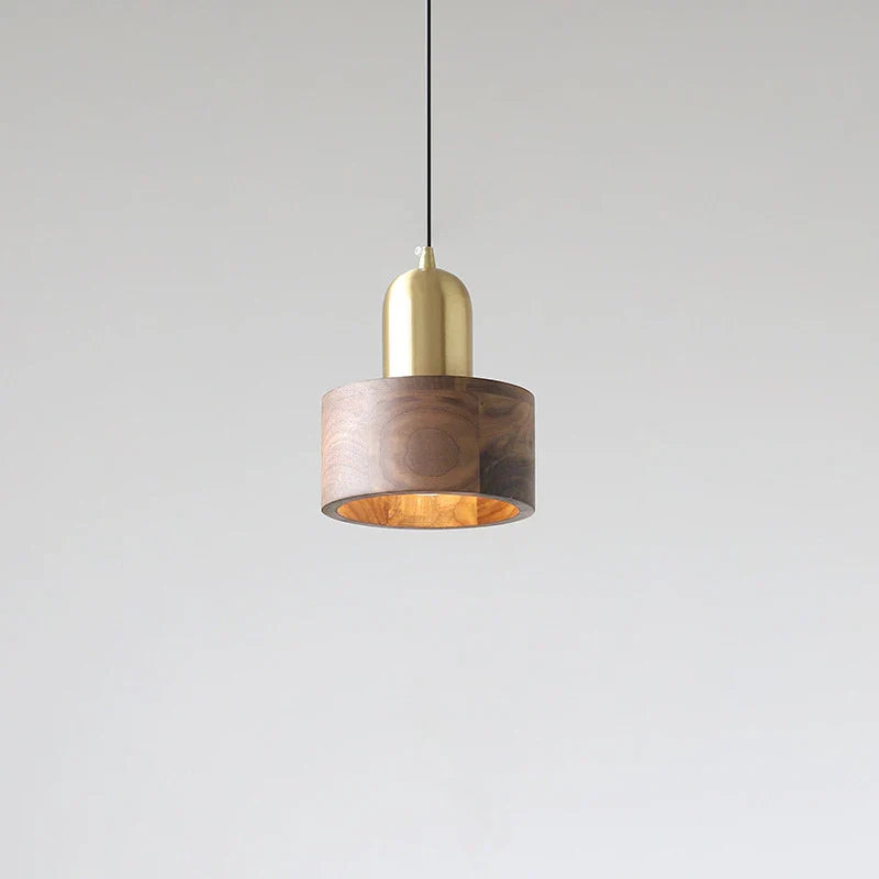 WoodenGlow | Unik Valnød Loftlampe