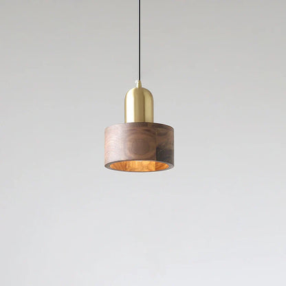 WoodenGlow | Unik Valnød Loftlampe