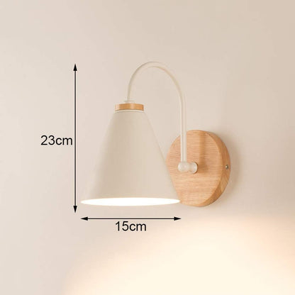 WoodlandGlow | Minimalistisk og alsidig Nordic Væglampe