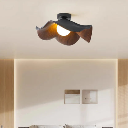 ZenBloom | Unik Loftlampe i Naturmaterialer