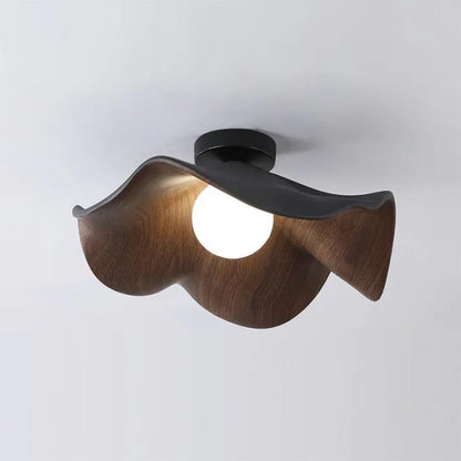 ZenBloom | Unik Loftlampe i Naturmaterialer
