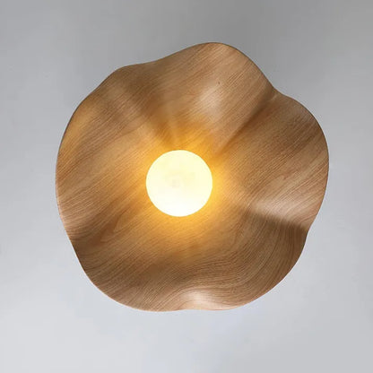 ZenBloom | Unik Loftlampe i Naturmaterialer