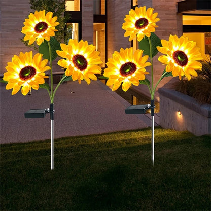 ZenScape™ | Kreativ & Moderne Solsikke Have Lampe | 1+1 Gratis4