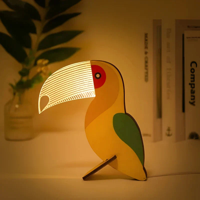 ZooLight | Børnevenlig LED bordlampe i søde dyreformer