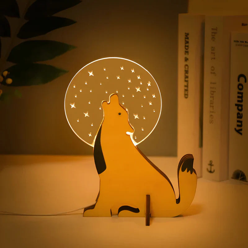 ZooLight | Børnevenlig LED bordlampe i søde dyreformer