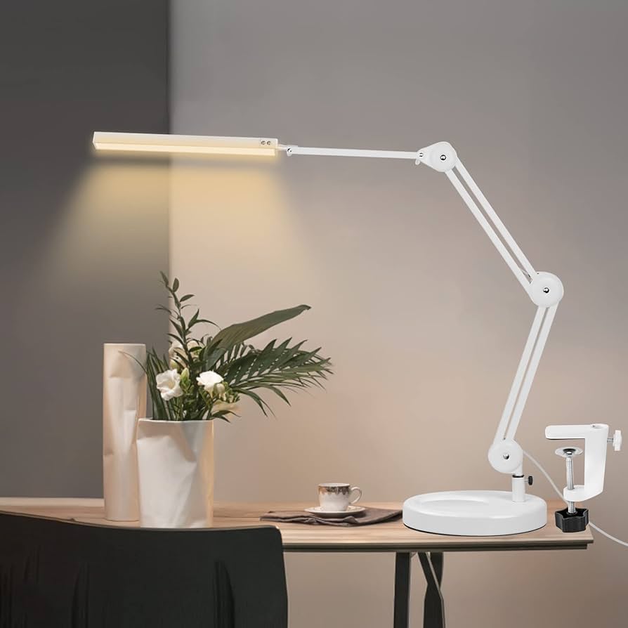 VersaLite | Justerbar LED-lampe med Klemme og Roterende Arm