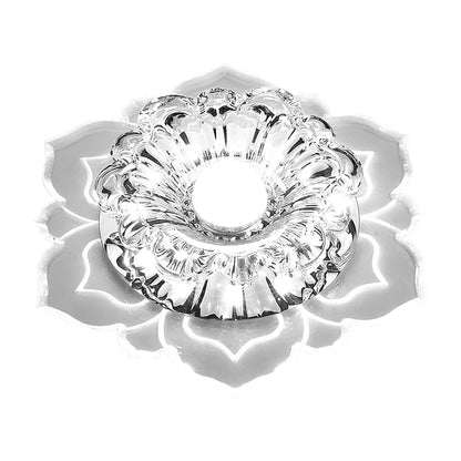 RadiantBloom | Crystal Floral Loftlampe