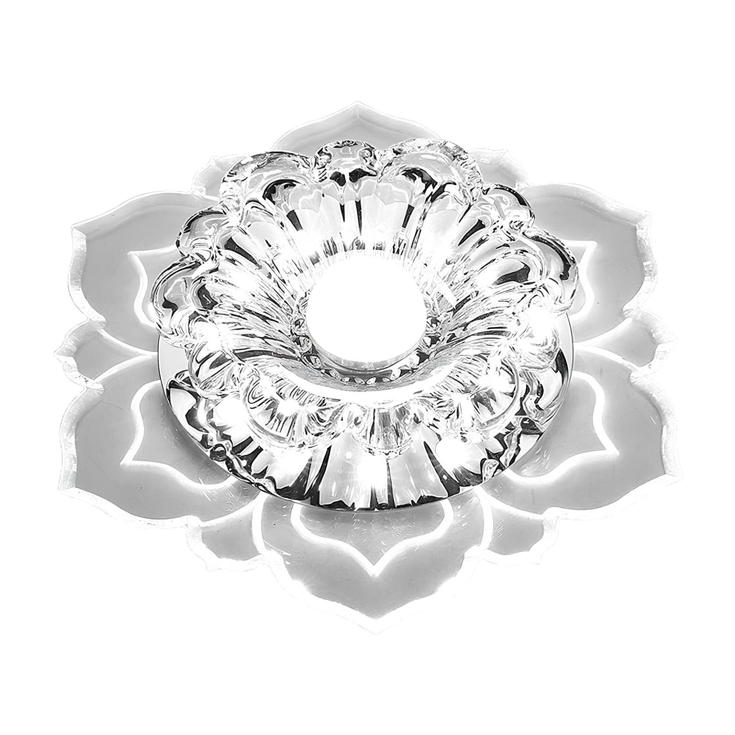 RadiantBloom | Crystal Floral Loftlampe