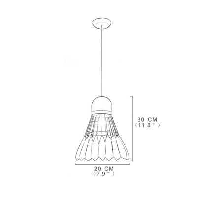 AeroLume | Kunstnerisk Fjer Loftlampe