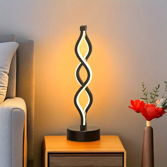 LuminaShade™ | Kreativ & Elegant Spiral Bordlampe