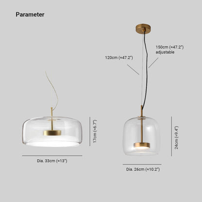 LuxeLumen | Elegant Glaskrone