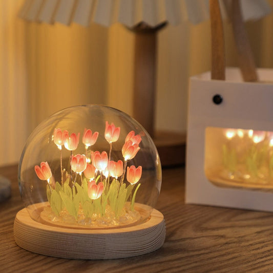 FloraSphere | Rolig Blomster LED Lampe