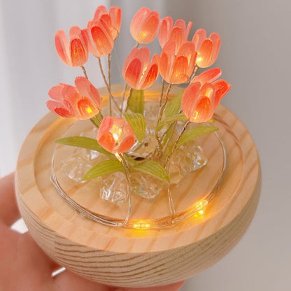 FloraSphere | Rolig Blomster LED Lampe