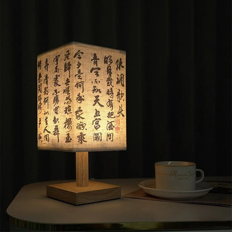 ZenScript | Kunstnerisk Kalligrafi Lampe