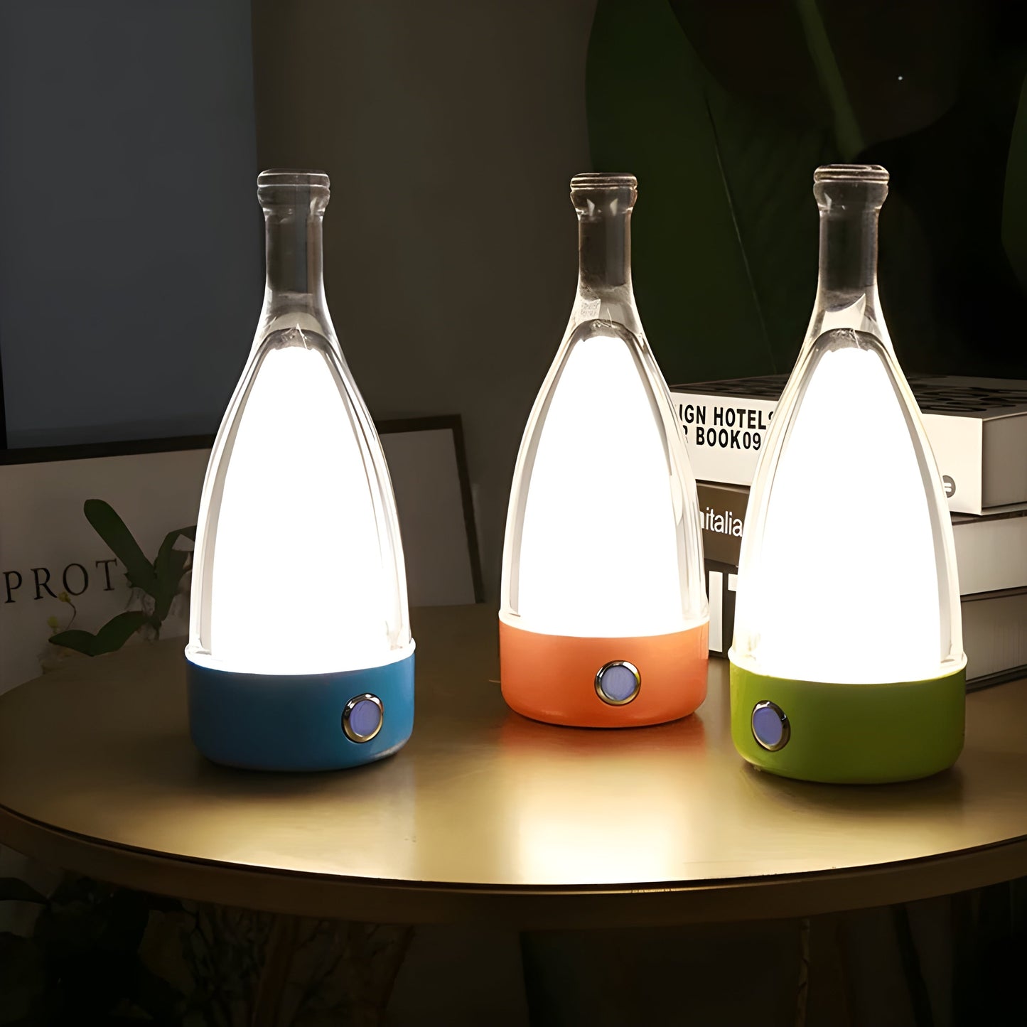 BottleLight | Opladelig Vinflaske Natlampe