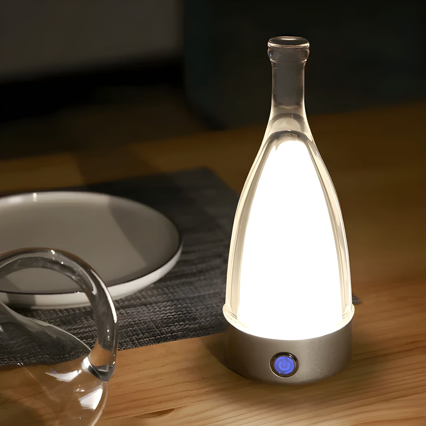 BottleLight | Opladelig Vinflaske Natlampe