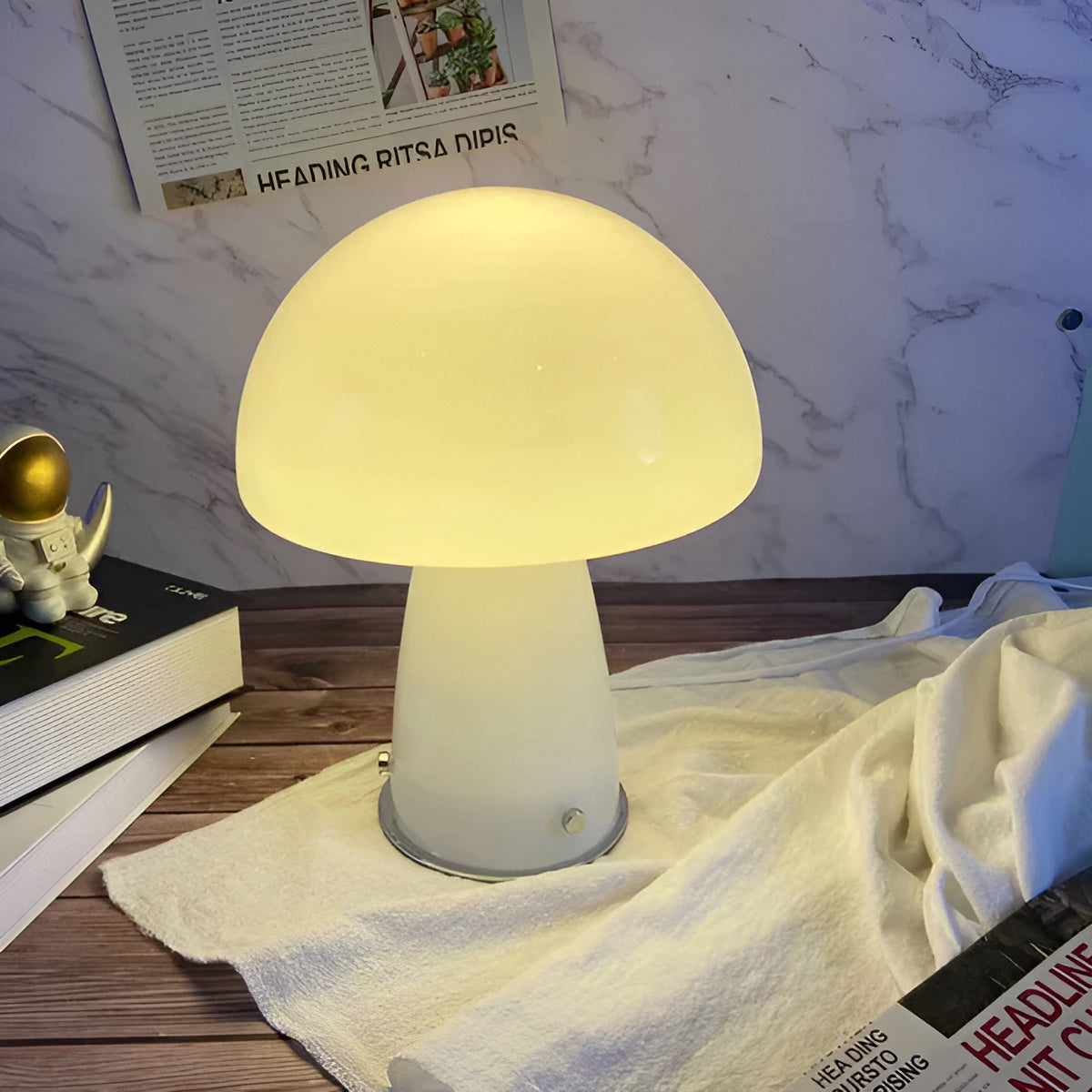 MushFlare | Elegant Skandinavisk Svampe Lampe